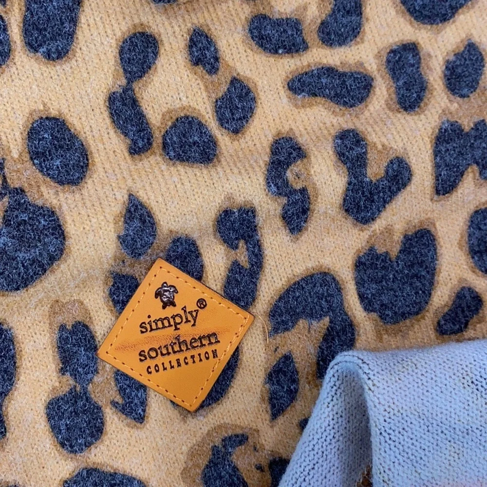 SIMPLY Southern cheetah print large shirt dress - Picture 7 of 7